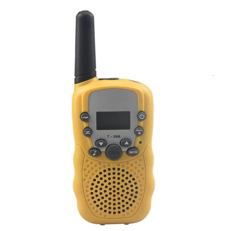 Y1UB 2 pezzi walkie-talkie giocattolo per bambini, regali per Natale, compleanno, ecologici