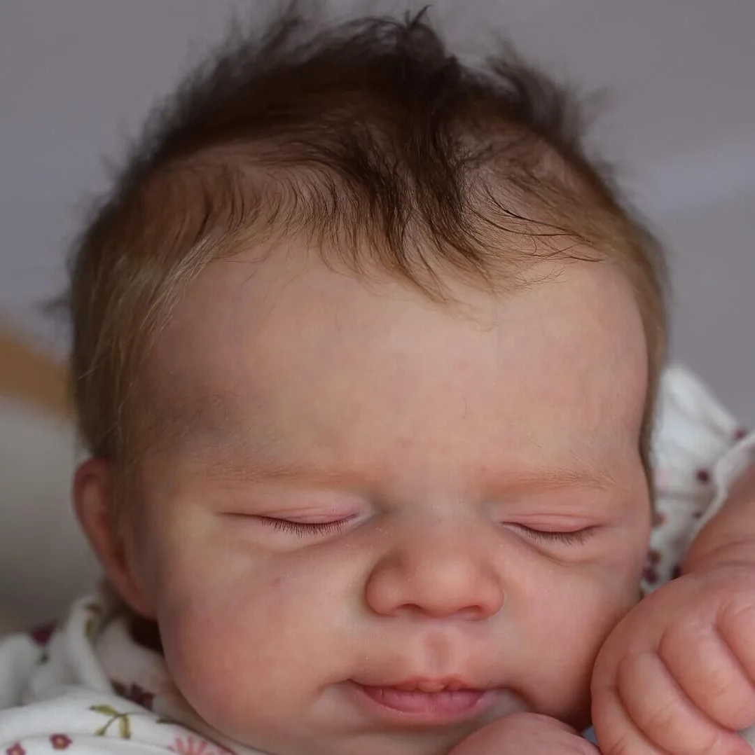 48 cm levensechte afgewerkte Bebe herboren pop - 19 inch siliconen vinyl meisjespop handgemaakt speelgoed - perfect kerstcadeau voor meisjes