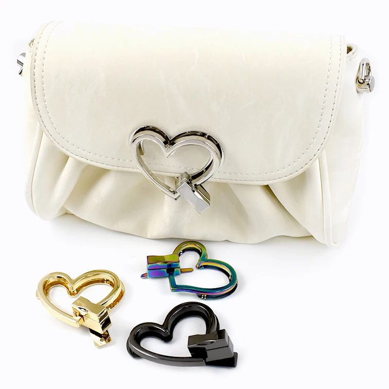 

2/5Pcs 52mm Metal Buckles Twist Turn Lock Handbags Latch Pocket Bag Swivel Closure Locks Wallet Replace Snap Hook Accessories