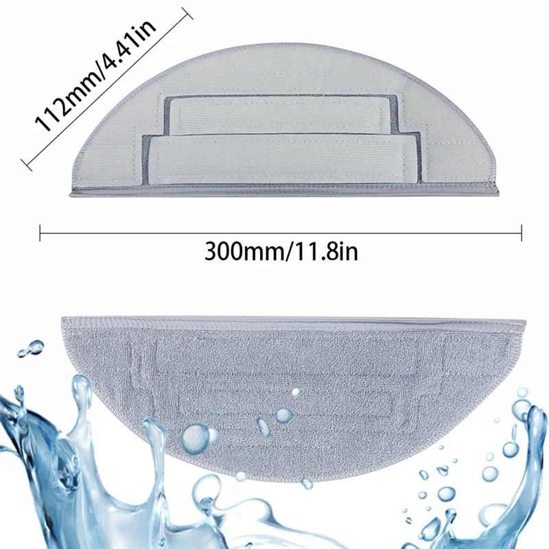 أعلى بيع ل Roborock S8 Pro الترا استبدال الثنائي الأسطوانة فرشاة تنظيف أكياس الغبار مرشحات مناديل فرشاة جانبية #5