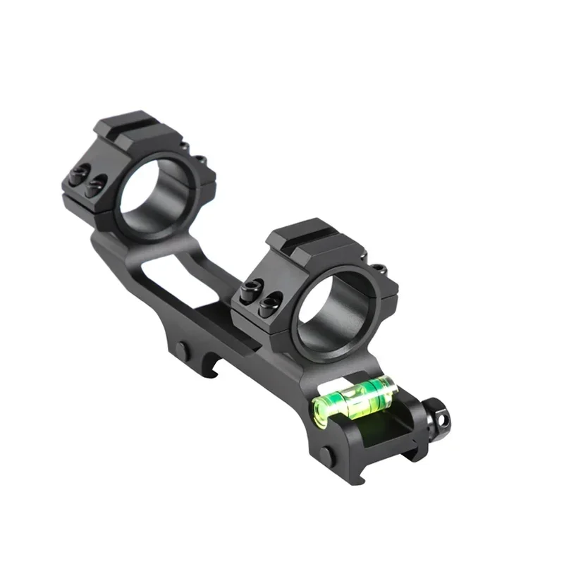 Tactical Tube Air Gun Sight Bracket Integral Rings with Bubble Level Rifle Hunting Scope Mounts for 30mm and 25.4mm