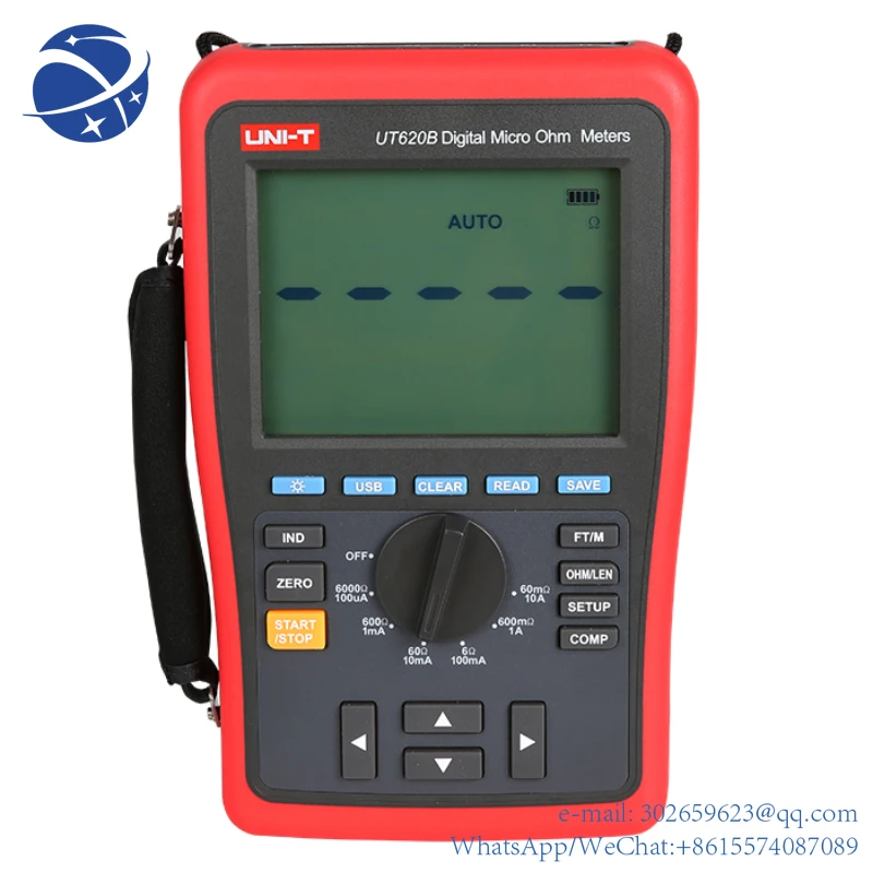 

yyhc Uni-t UT620B LCD Counts 60000 Digital Micro Ohm Meter Low Resistance Tester Usb Transmission