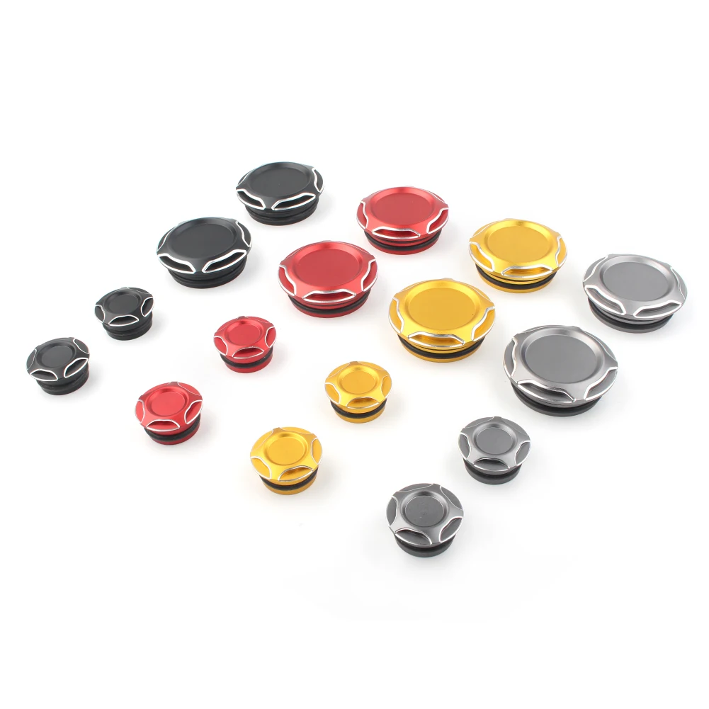 4Pcs/Set  Frame Bar Screw Hole Cover Prevent Dust Cap Plug for Ducati Scrambler 400 800 1100 2013-2018 2019 2020