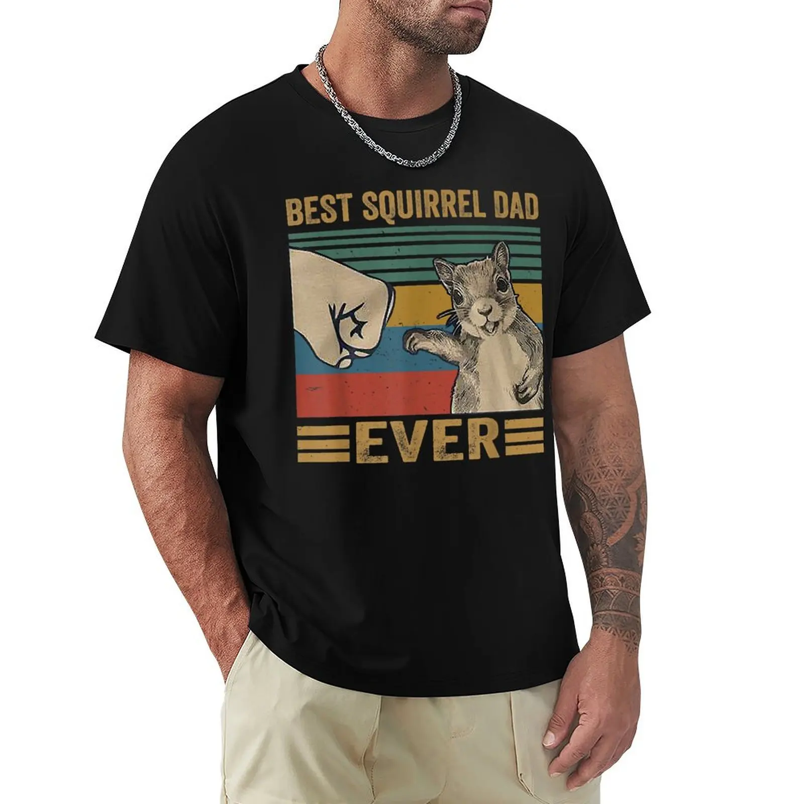 

Squirrel Dad Funny Best Squirrel Dad Ever T-shirt aesthetic clothes vintage funnys mens funny t shirts