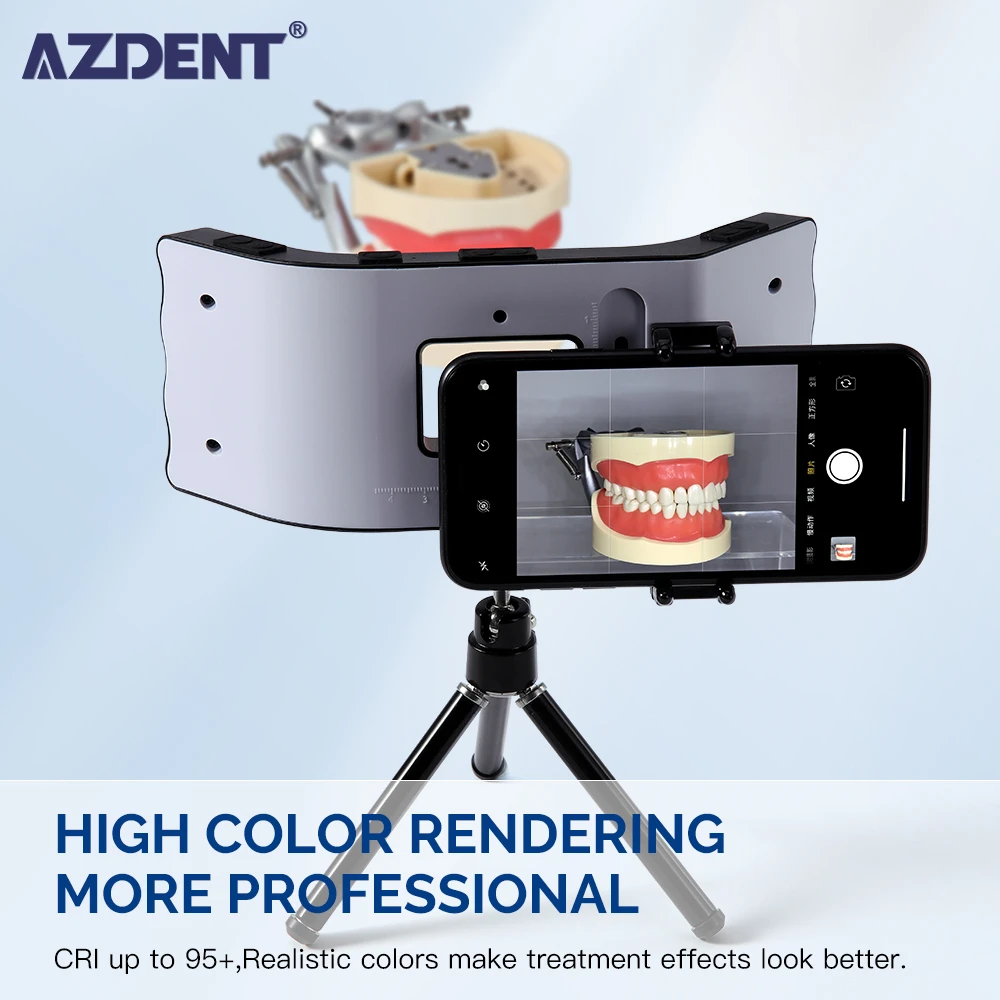 

AZDENT Стоматологическая фотосъемка Light 5W Оральная светодиодная лампа Фотографический светильник, регулируемый с кронштейном, оборудование