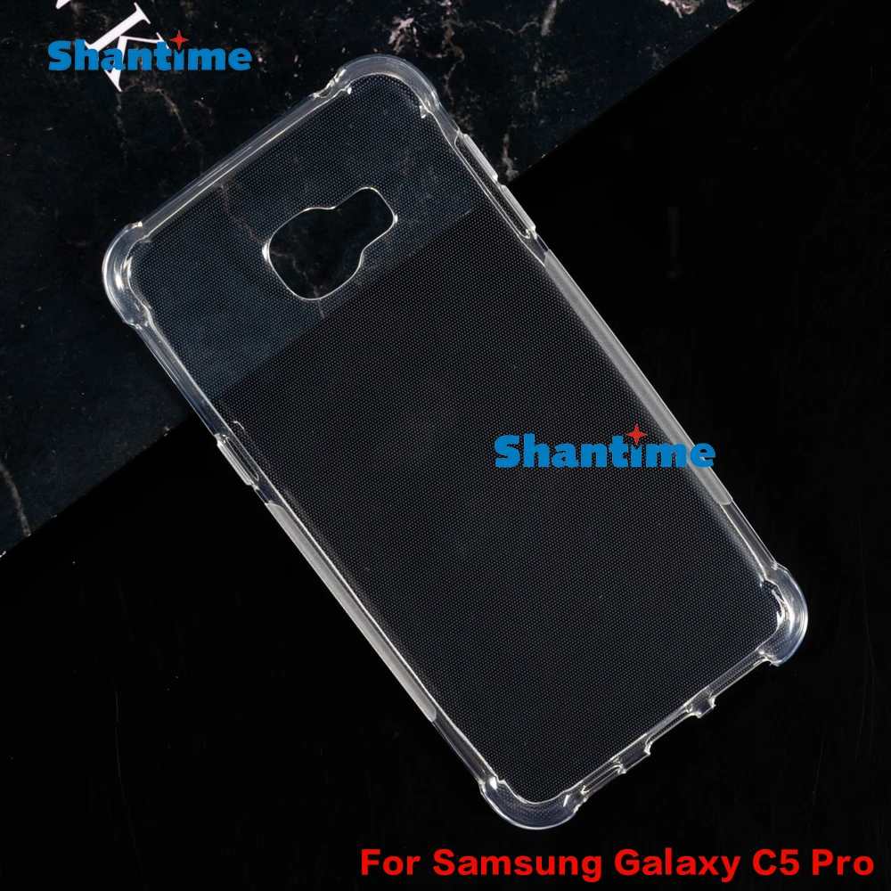 Designed for Samsung Galaxy C5 Pro Case Crystal Clear, Non-Yellowing Military-Grade Drop Protection Slim Shockproof Cover