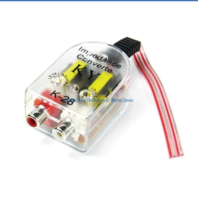 P9FD Car Stereo Speakers High Low Converter Adapter Stereo Impedance Converter Module