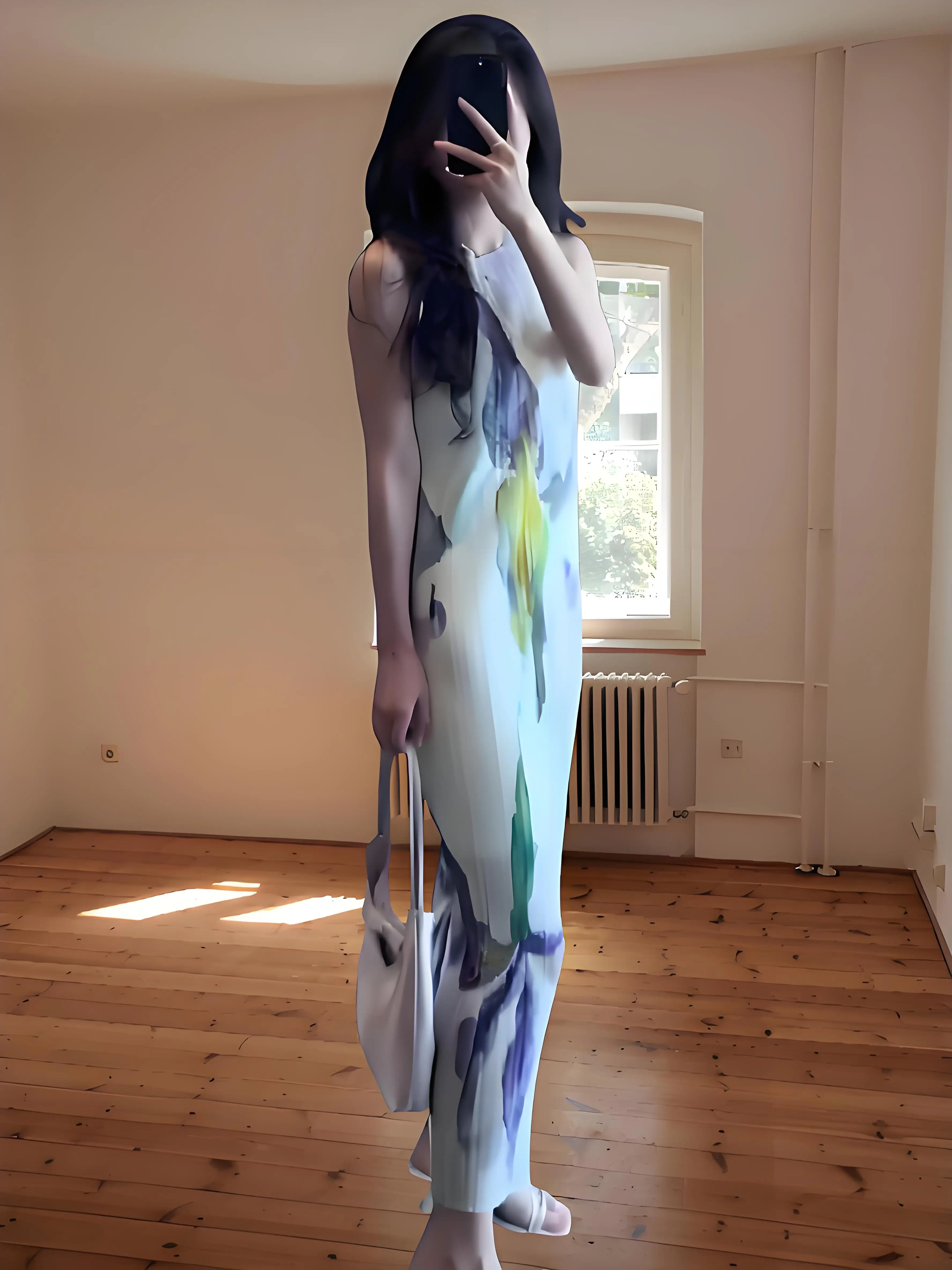 

Miyake 2025 Spring New Dress Women's Fashion Pleated Temperament Loose and Thin Plisse Sleeveless Versatile Pleated Vest Skirt