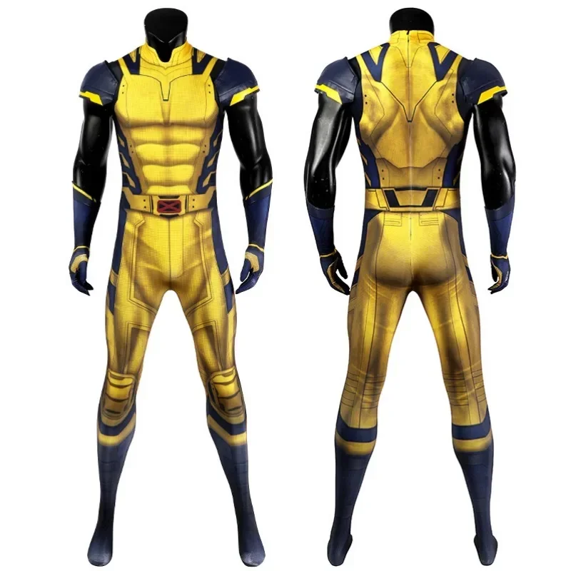 

FC6Superhero Wolverine Cosplay Jumpsuits Wolverine Cosplay Costume Men 3D Printing Zentai Jumpsuit Halloween Party Bodysuit@FC8！