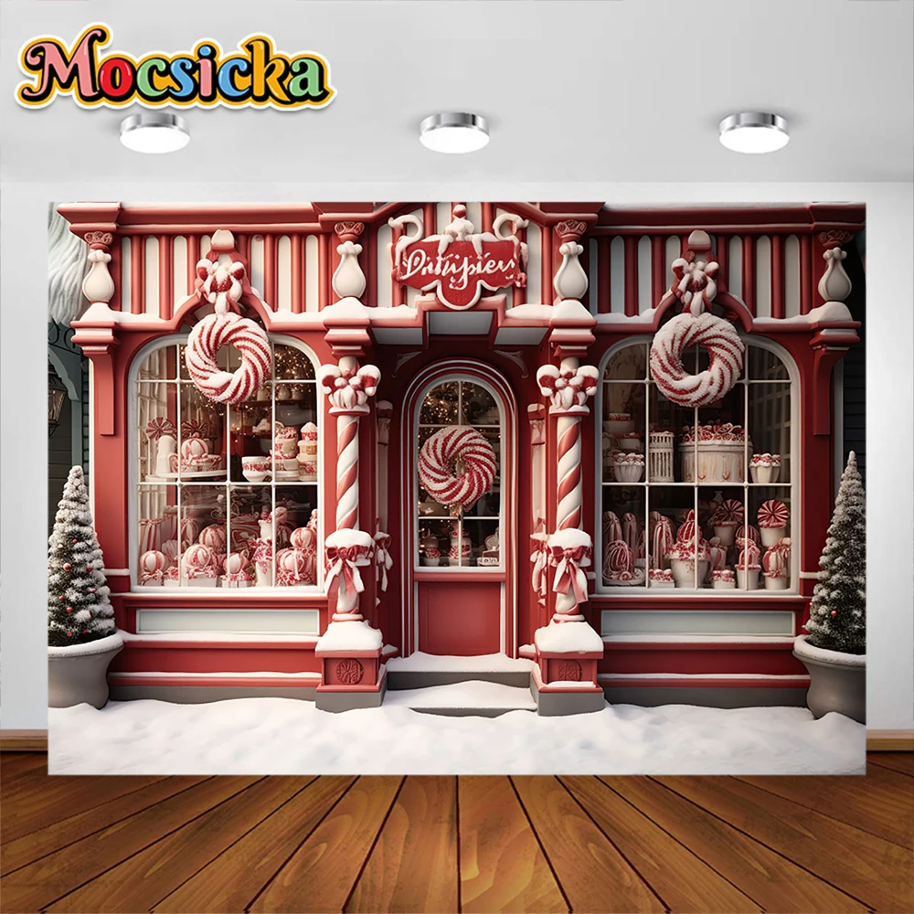 

Mocsicka Рождественская фотография фон розовый замок подарки ребенок портрет фотография семейная фотография фотостудия реквизит