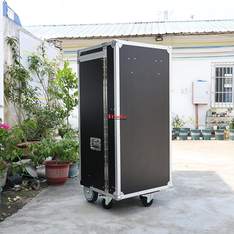 Caixa de vôo pequena equestre com armário de sela dupla e espelho