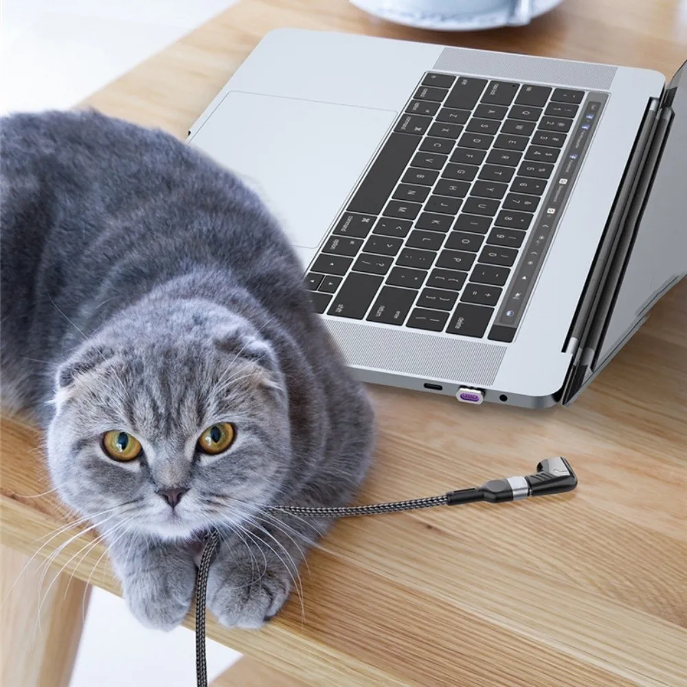 

90 Degree USB Type C Magnetic Adapter USB C To Type C Fast Charging Phone Magnetic Converter Usb Connector Portable