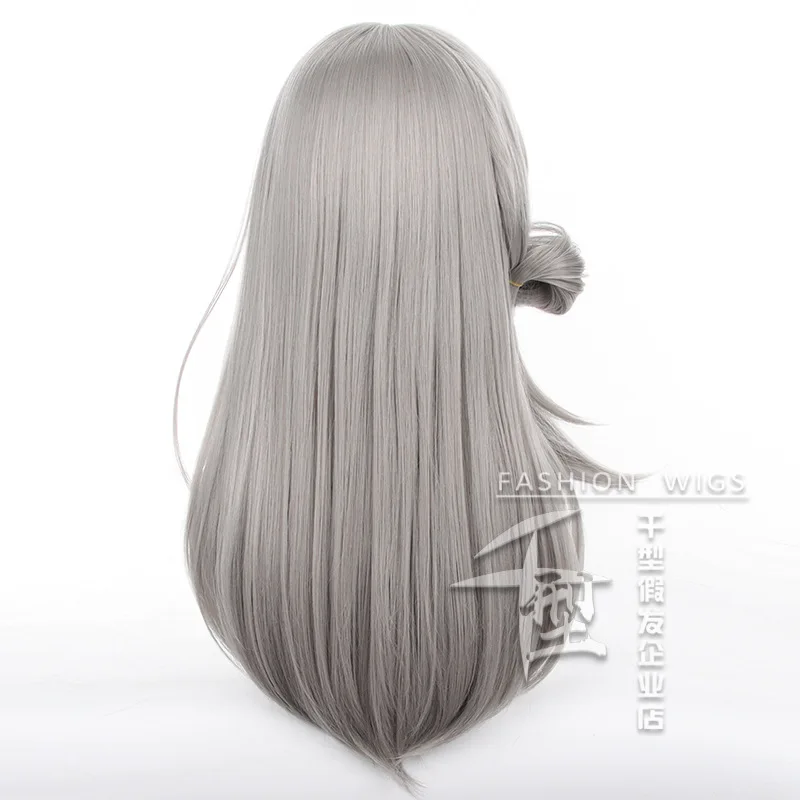 Vertin-Cinza Quente Peruca de Cosplay, Resistente ao Calor, Perucas Sintéticas, Anime, Reverso: 1999