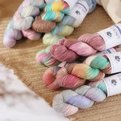 100g High-quality Hand Dyed Wool Yarn, DIY Hat,Sweater,Scarf Crochet Thread,Cashmere Glove Knitting Yarn, Warm and Non Pilling