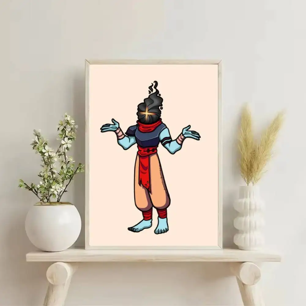 D-Dead Cells Game Poster Self-adhesive Art Waterproof Paper Sticker Coffee House Bar Room Wall Decor