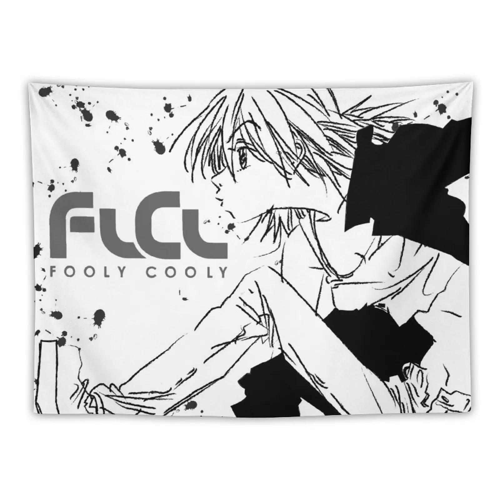 

New FLCL white HARUKO Tapestry Home Decoration Wallpapers Home Decor