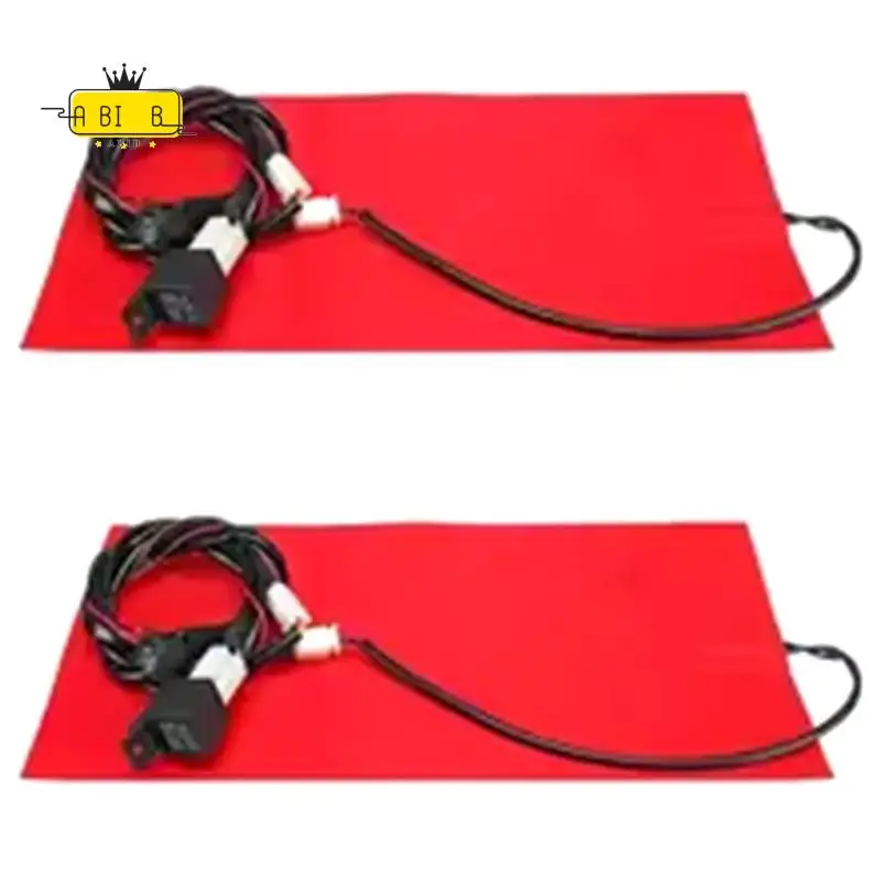 ABIB -2X 25W 12V Universal Motorcycle ATV Seat Heated Cushion Winter Warmer Waterproof Pad Heating Pad Mat