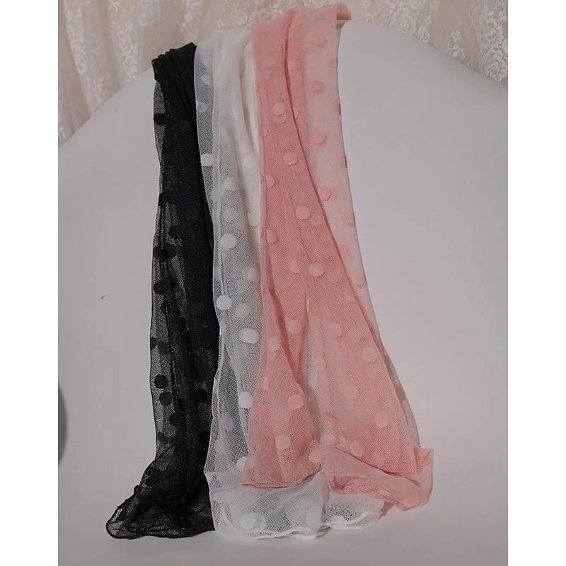 

Чулки до колена для женщин, гольфы в пятнах, прозрачные сетчатые чулки до икры, тонкие летние нейлоновые чулки 15UB