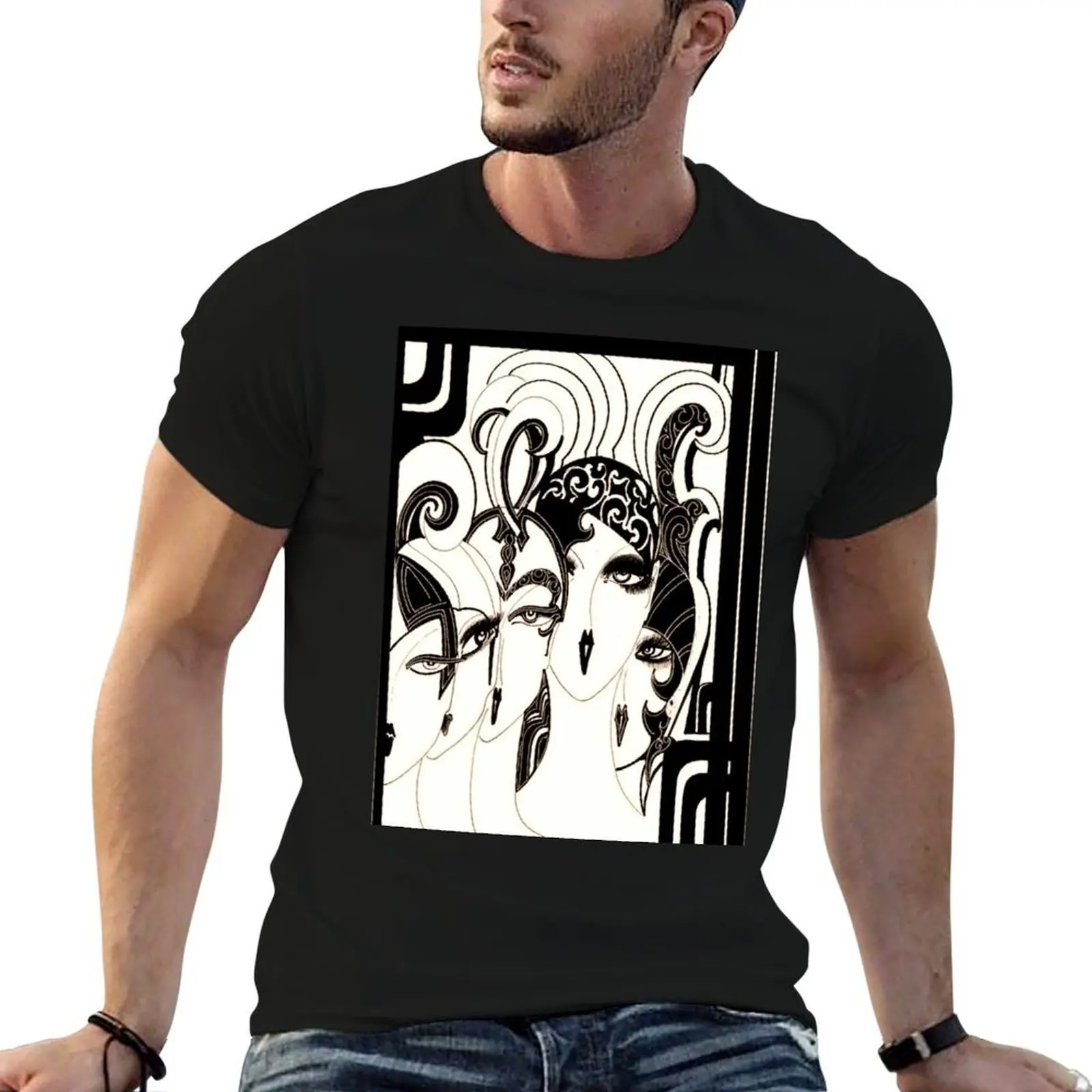 Art deco mod dollies by Jacqueline Mcculloch House of Harlequin T-Shirt essential t shirt Short sleeve tee mens tall t shirts