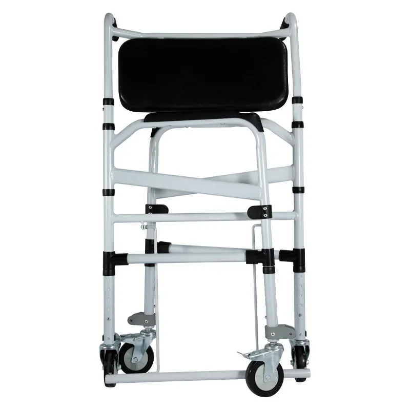 Elderly disabled toilet chair Maternity aluminum alloy folding lightweight with brakes removable toilet bath chair bath chair