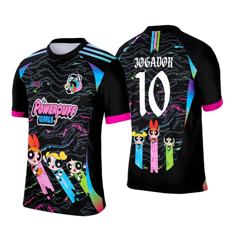 

25 year new 3D mesh animation element printed breathable T-shirt, suitable for adults and children