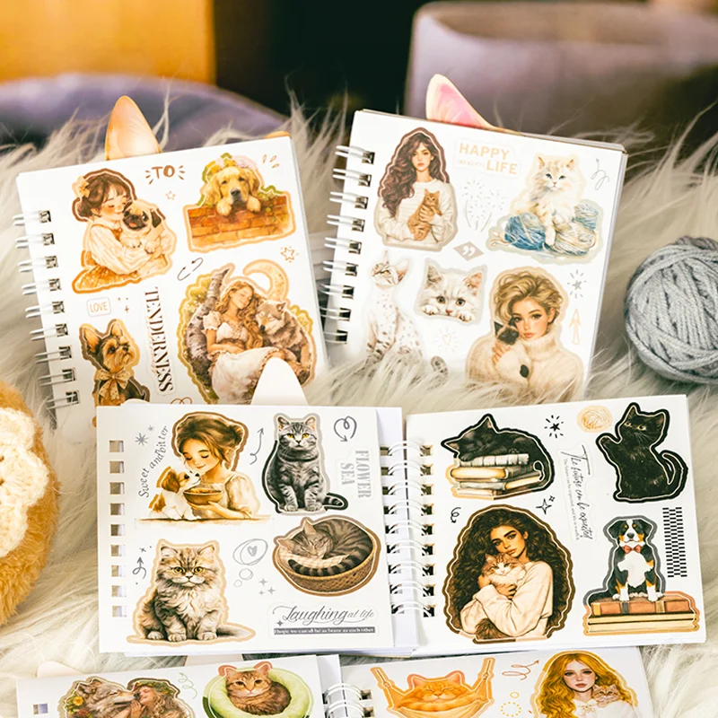 

Mr. Paper, 20 шт., серия «Дневник домашних животных», нечетная книга с наклейками на катушку на тему домашних животных, сделай сам, коллаж, тетрадь, фоторамка, поздравительная открытка, календарь