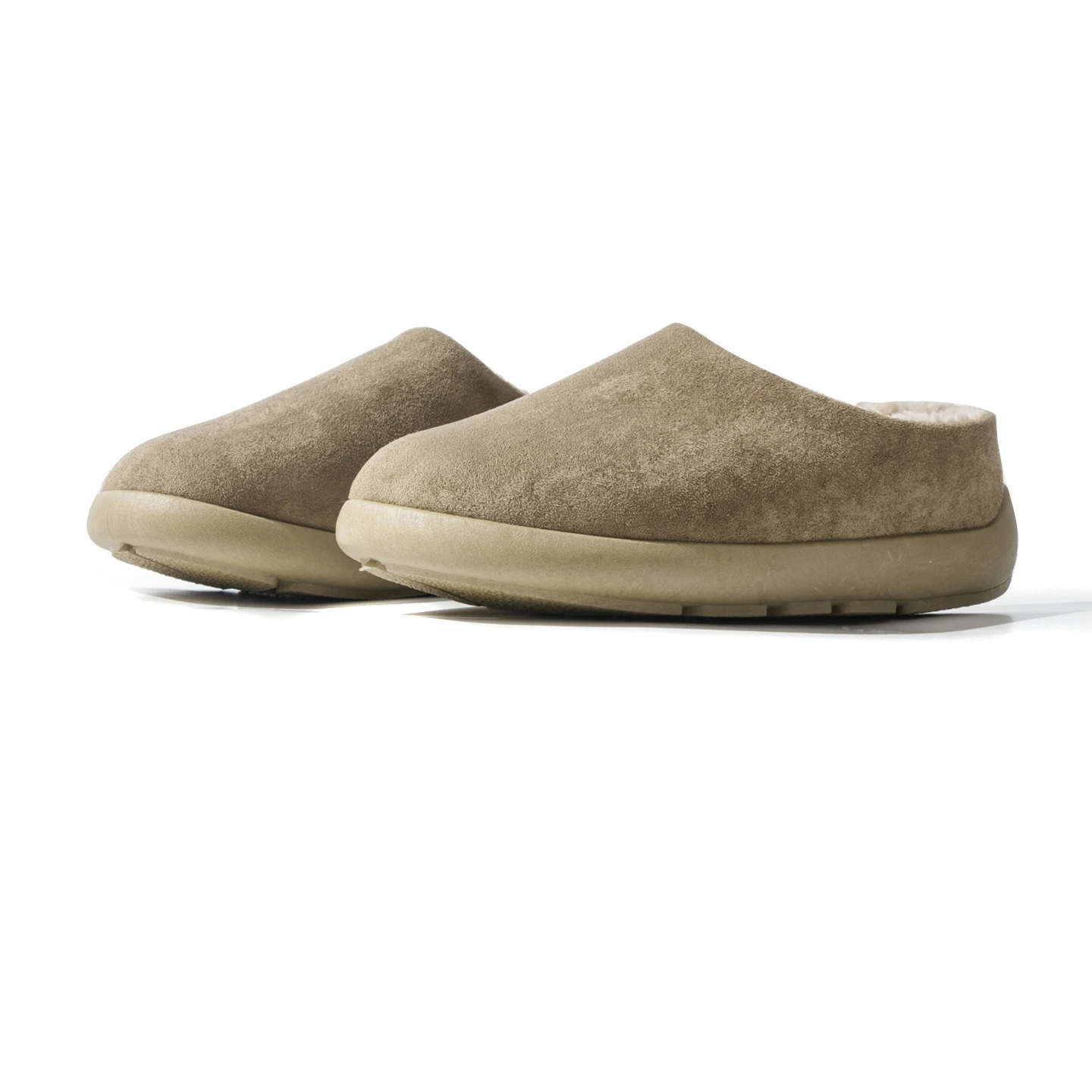 Commute Men's Shoes Winter Warm Faux Sheepskin Lined All Leather Fur Integrated Snow Boots Flat Bottom Rubber Outsole