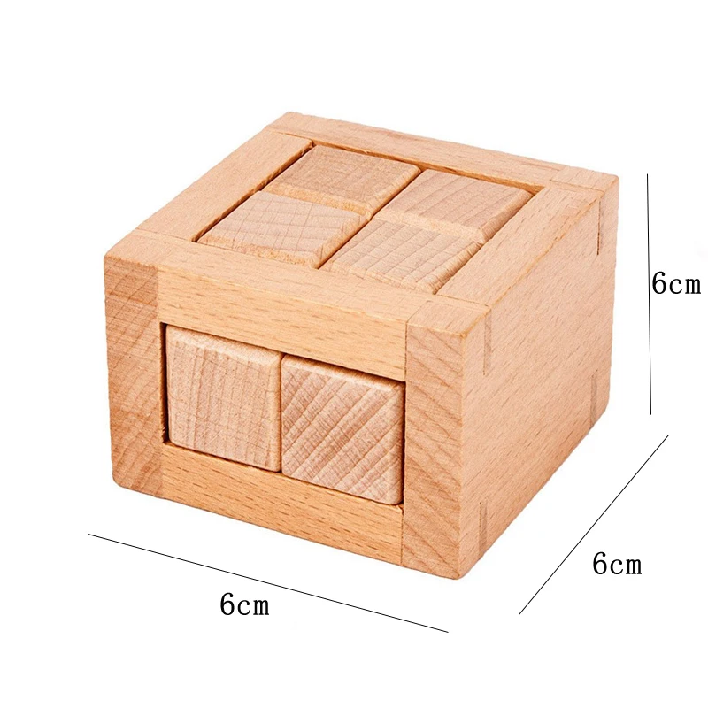 YueYu II Wooden Disentanglement Puzzles Difficult Brain Teasers For Adults And Kids Luban Lock IQ Logical Unique Learning Gifts view 6