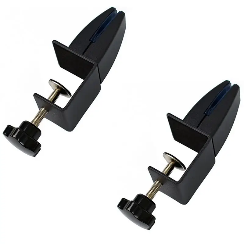 A76I-Punch-Free Aluminum Alloy Desktop Glass Fixed Clip Desk Partition Clip Lengthened 190Mm
