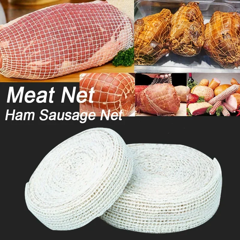 Meat Netting Roll Elastic Ham Sausage Net Butcher's String Hot Dog Sausage Packaging Net Kitchen Accesories Meat Cooking Tool