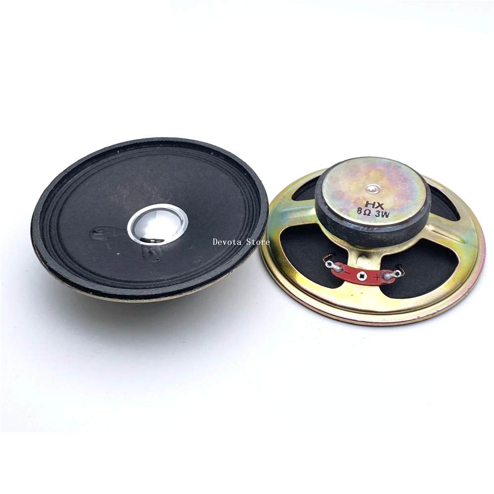 90MM 8 Ohms 2W 3W 5W Siêu Mỏng Tròn Loa Nhíp Ô Tô Cầu Thủ