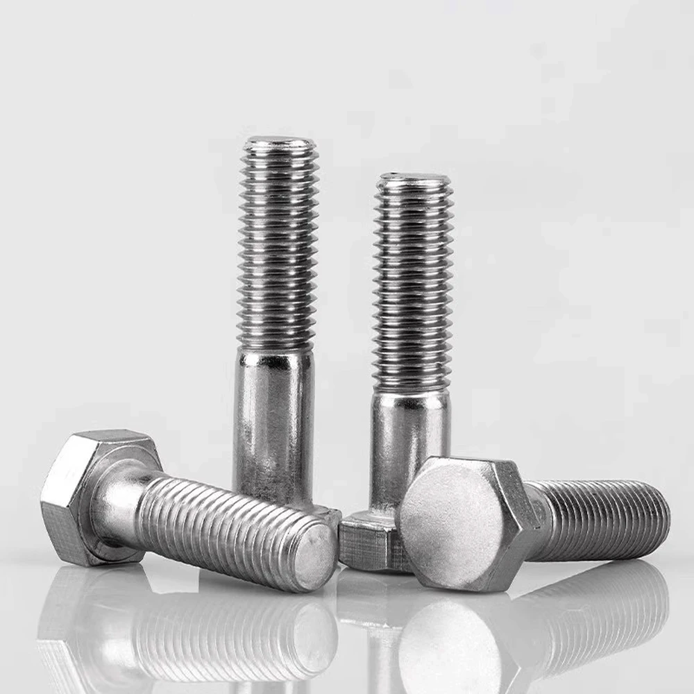 DIN933 Partial Threaded External Hex Bolts - 1/4