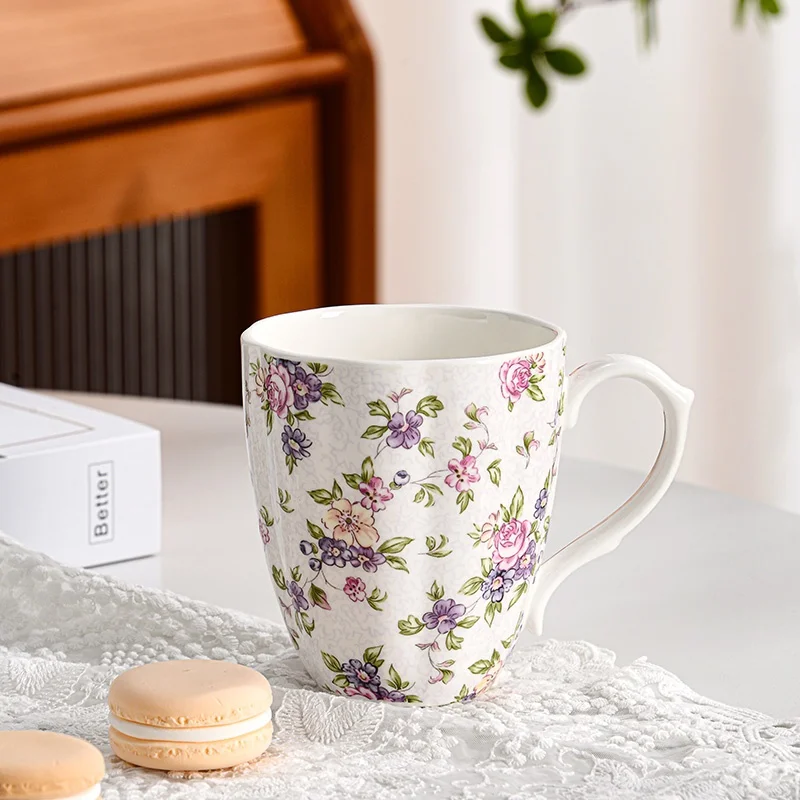 

Кружка из костяного фарфора Cerc для офисного использования, чашка для завтрака, кофе, чая с молоком, чашка для домашнего использования, чашка для воды, чашка с одной ручкой для домашнего использования