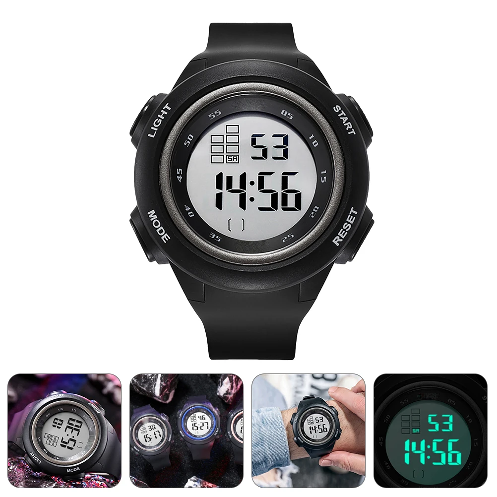 

Quartz Watch Fashion Casual Wrist Watch Waterproof Silica Gel Electronic Wrist Casual Watches for Men Women