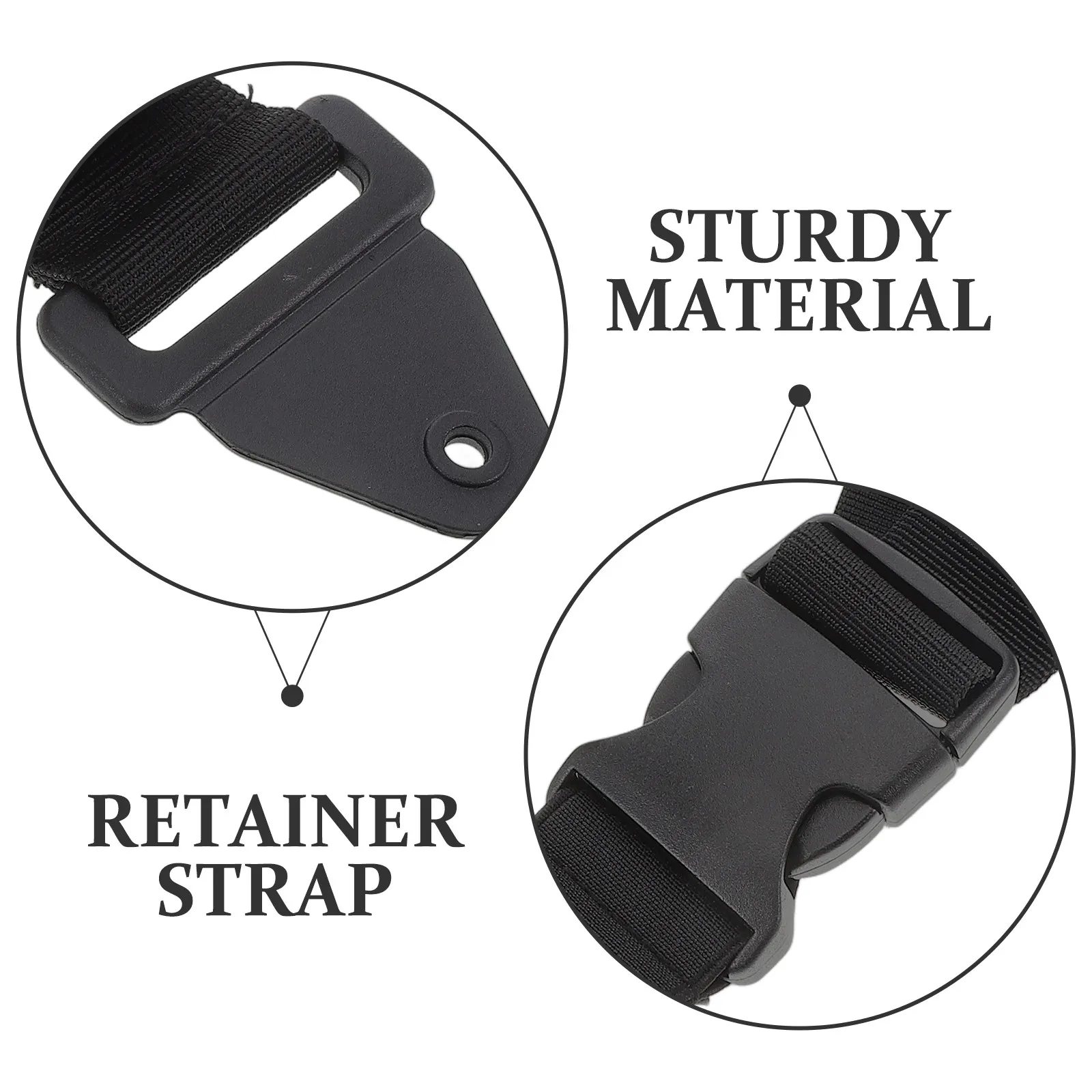 Outdoor Trash Can Lid Lock Strap Easy Install Fixing Strap Prevents Animals Access Keeps Environment Clean Garbage Secure Band