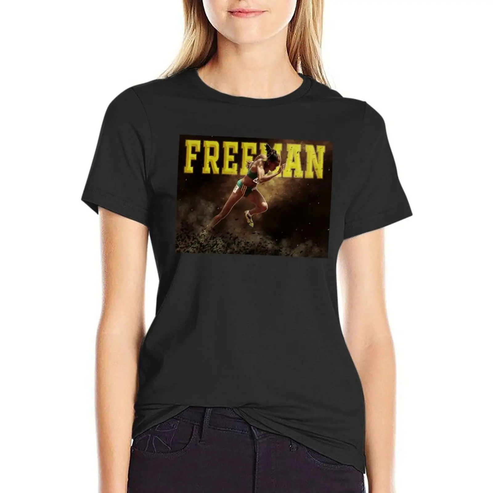 Cathy Freeman - Aboriginal Australian Sprinter - Australian Runner T-Shirt cute tops lady clothes spring clothes Women 2024