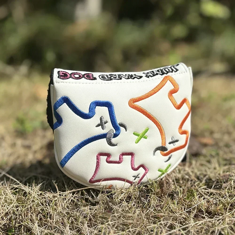 

Golf accessories Bull Half Round Golf Head Cover for Small and Medium Straight Right Putter