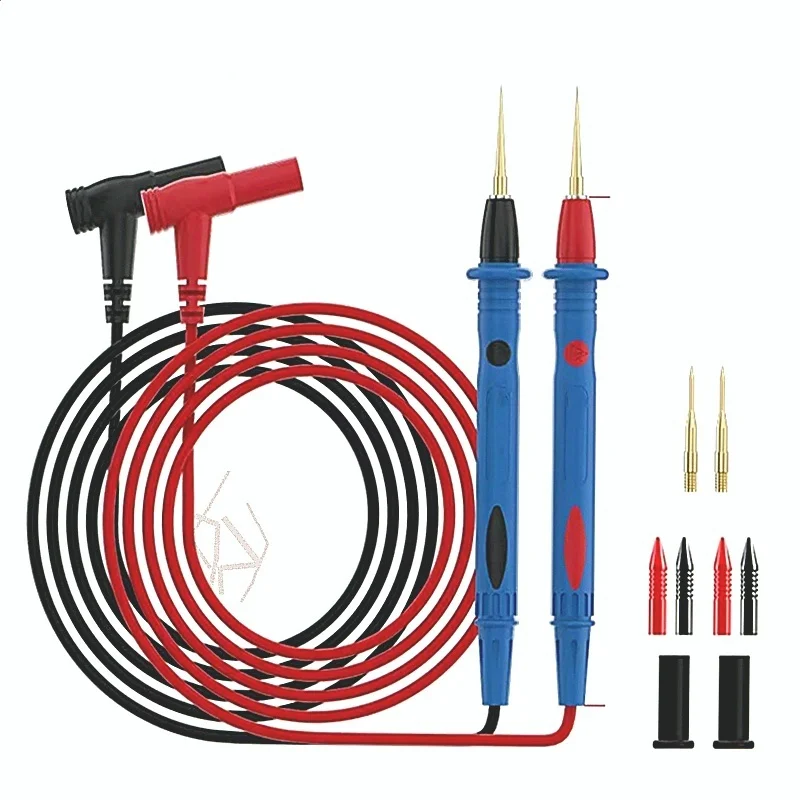 -024B 1000V 20A Stainless Steel Probe Test Lead with Replaceable Needle for Multimeter Universal Test Lead Tool-A46I