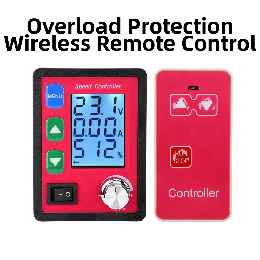 Smart Wireless Remote Controller for DC Brushed Motors with Overload Protection and Real time Data Display Smart
