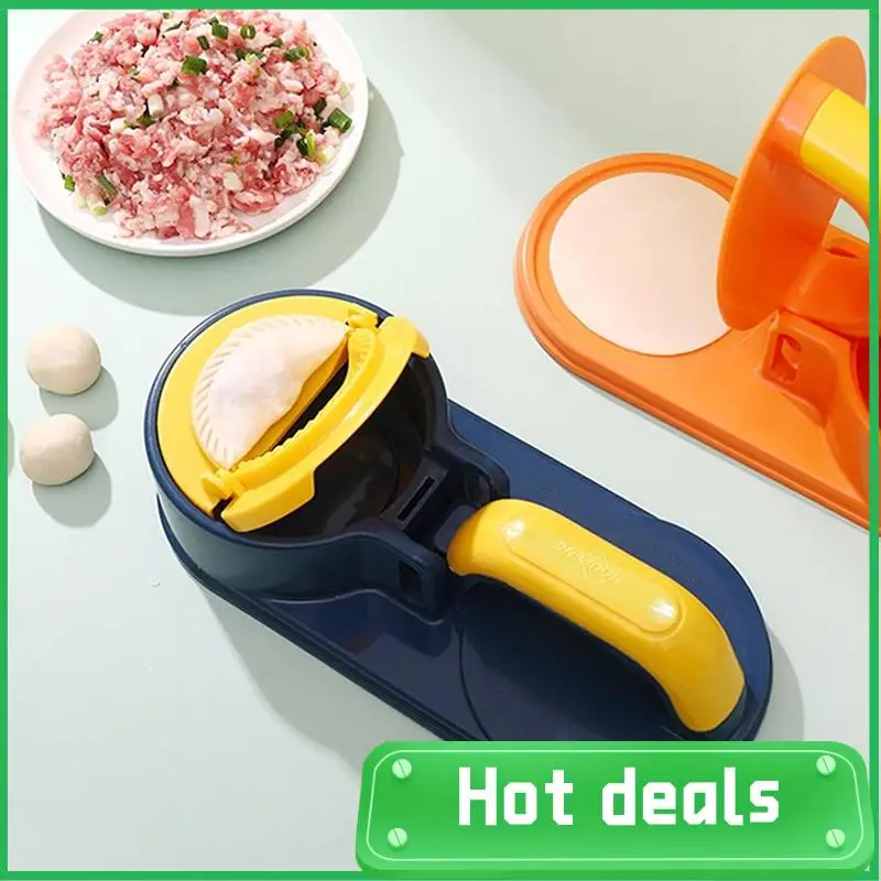

AC62-Dumpling Mold, 2Pcs Dumpling Maker & Press Mold, Multifunctional Dumpling DIY Making Tool,Convenient Durable Rinseable