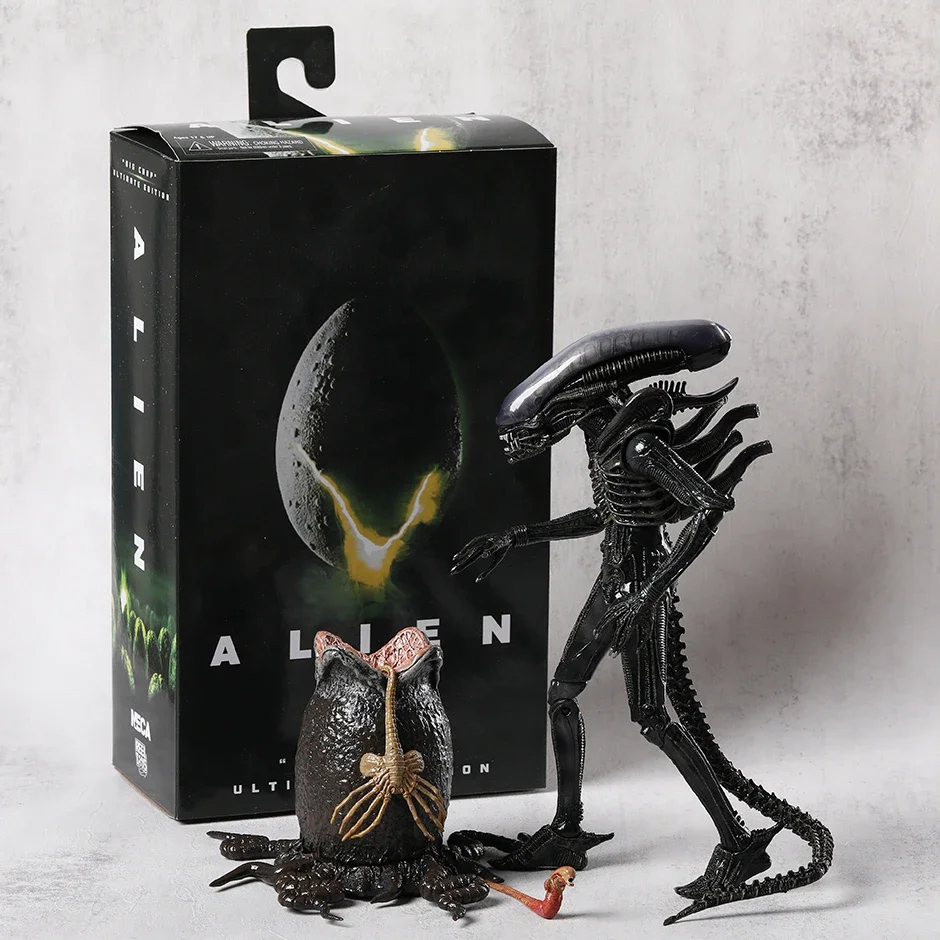 NECA Alien 40-я годовщина большая экшн-фигурка с аксессуарами модель игрушка с орнаментом Рождественский подарок