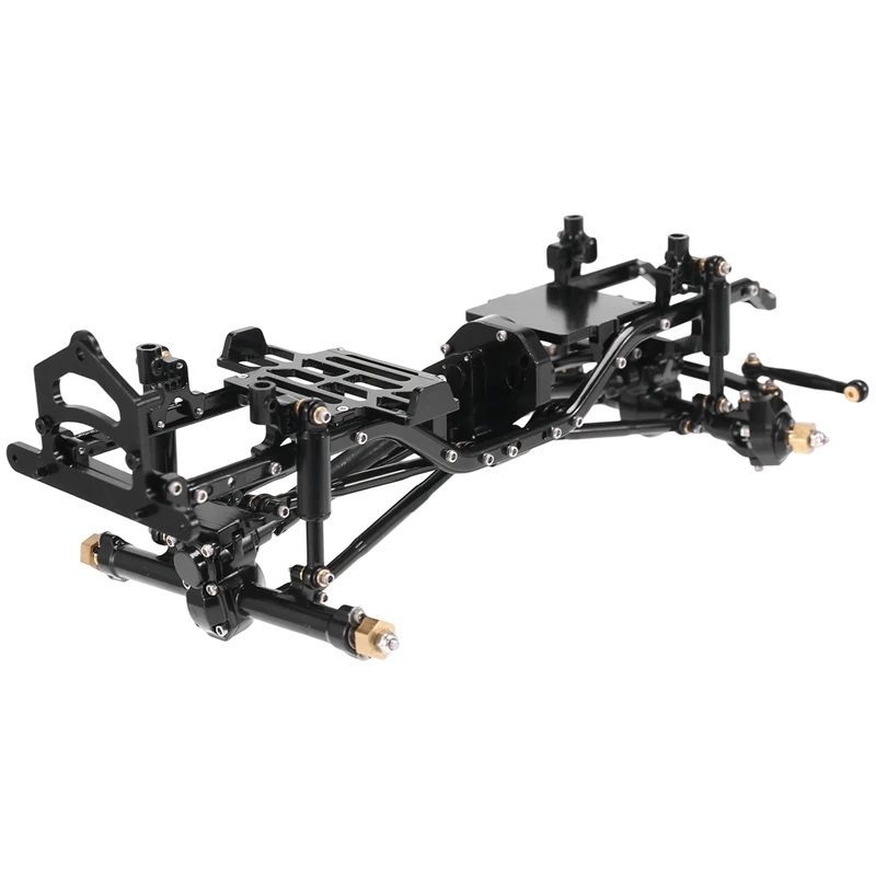 Aluminum Alloy Assembled Frame Chassis Kit For Axial SCX24 AXI00006 Bronco 1/24 RC Crawler Car Upgrade Parts