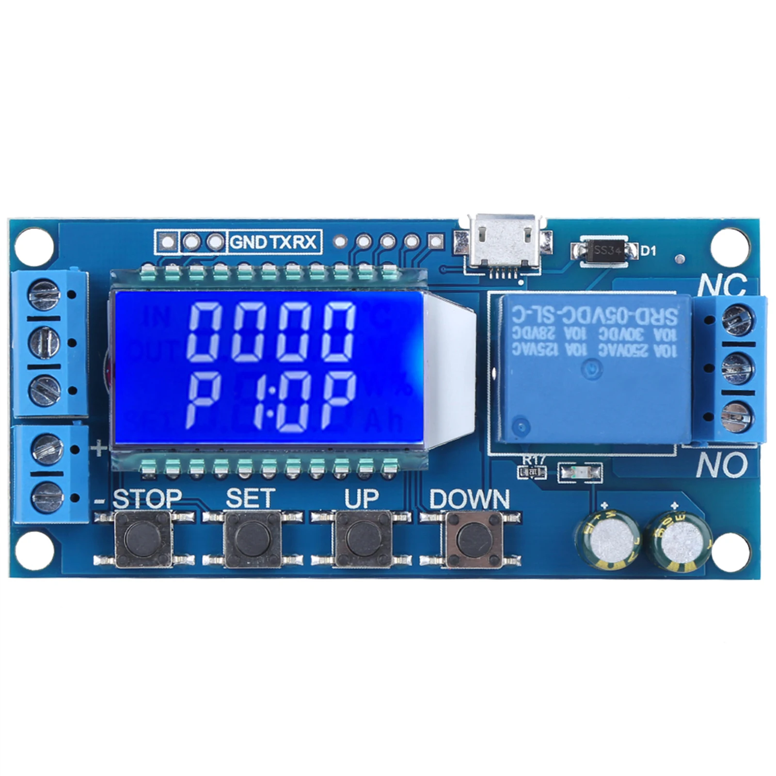 Cycle Trigger Delay Timer  Circuit Electronic Relay Module Delayed Power Off XY‑LJ02 Relay Module  Delayed Trigger