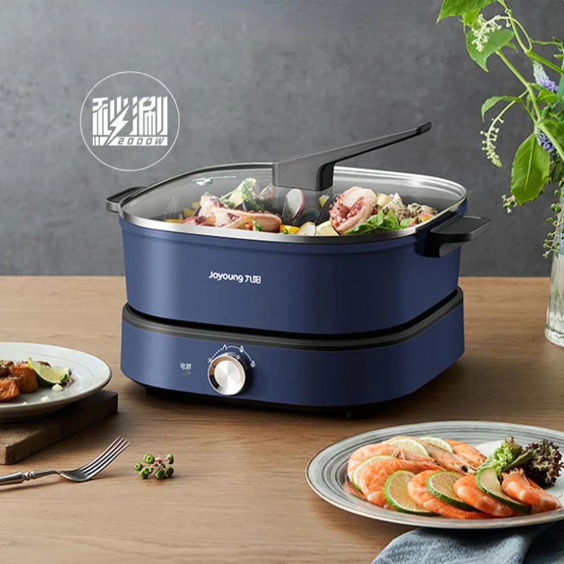 220V Electric Hot Pot Split Type 6L Large Capacity Household Multifunctional Appliance شوايات كهربائية parrillas eléctricas