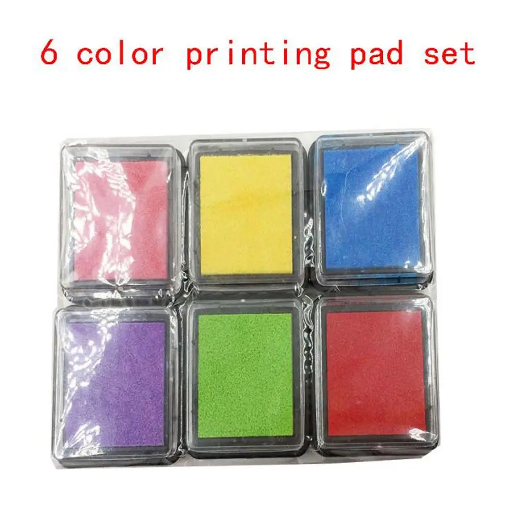 Tampons pour enfants tampons lavables partenaire lot de 6 tampons pour tampons artisanaux multicolores bricolage