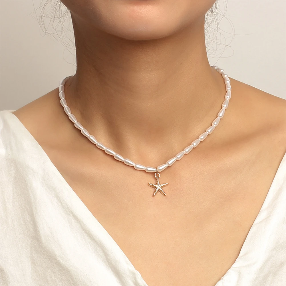 

Necklace Star Necklaces for Women Choker Aesthetic Clavicle Chain Chokers