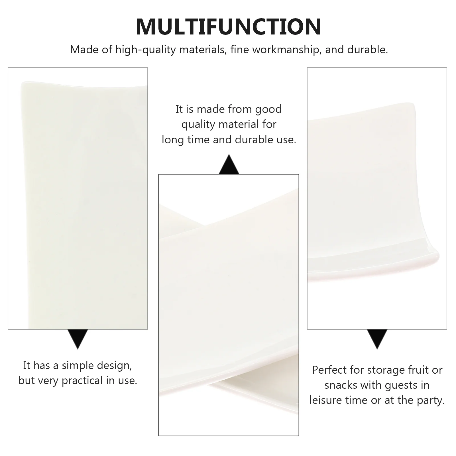 

2Pcs Ceramic Towel Tray Simple Design Wet Towel Organizer Rectangular Tray for Hotel Bathroom Restaurant Storage Dish