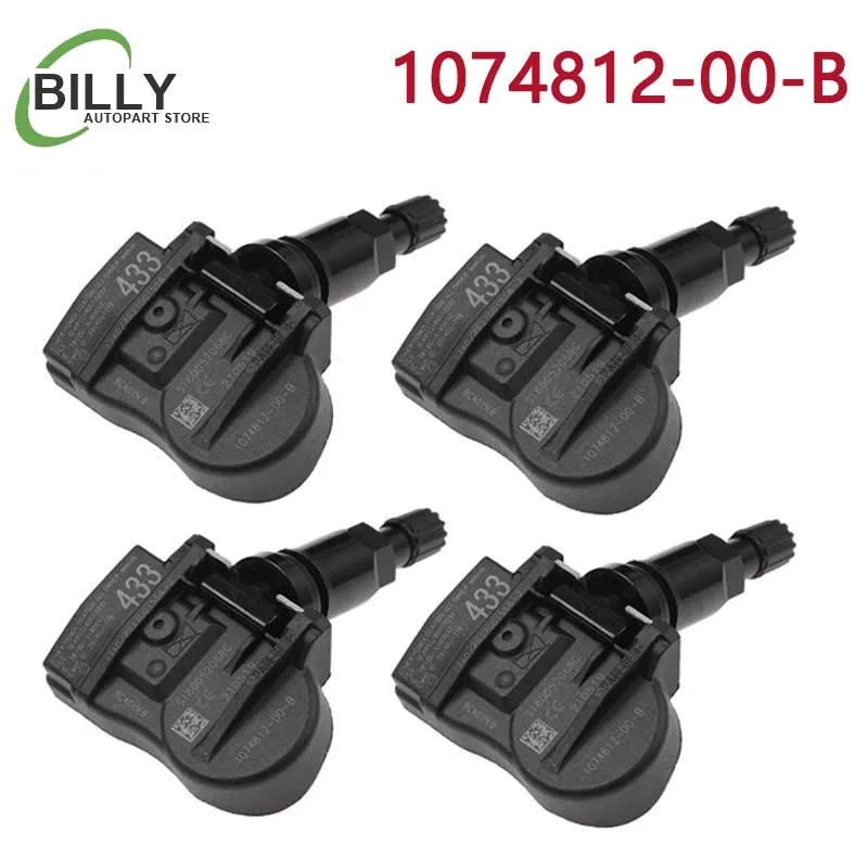 Car 1074812-00-B 107481200B TPMS Tire Pressure Sensor 433MHZ for Tesla Model 3 Model S Model X