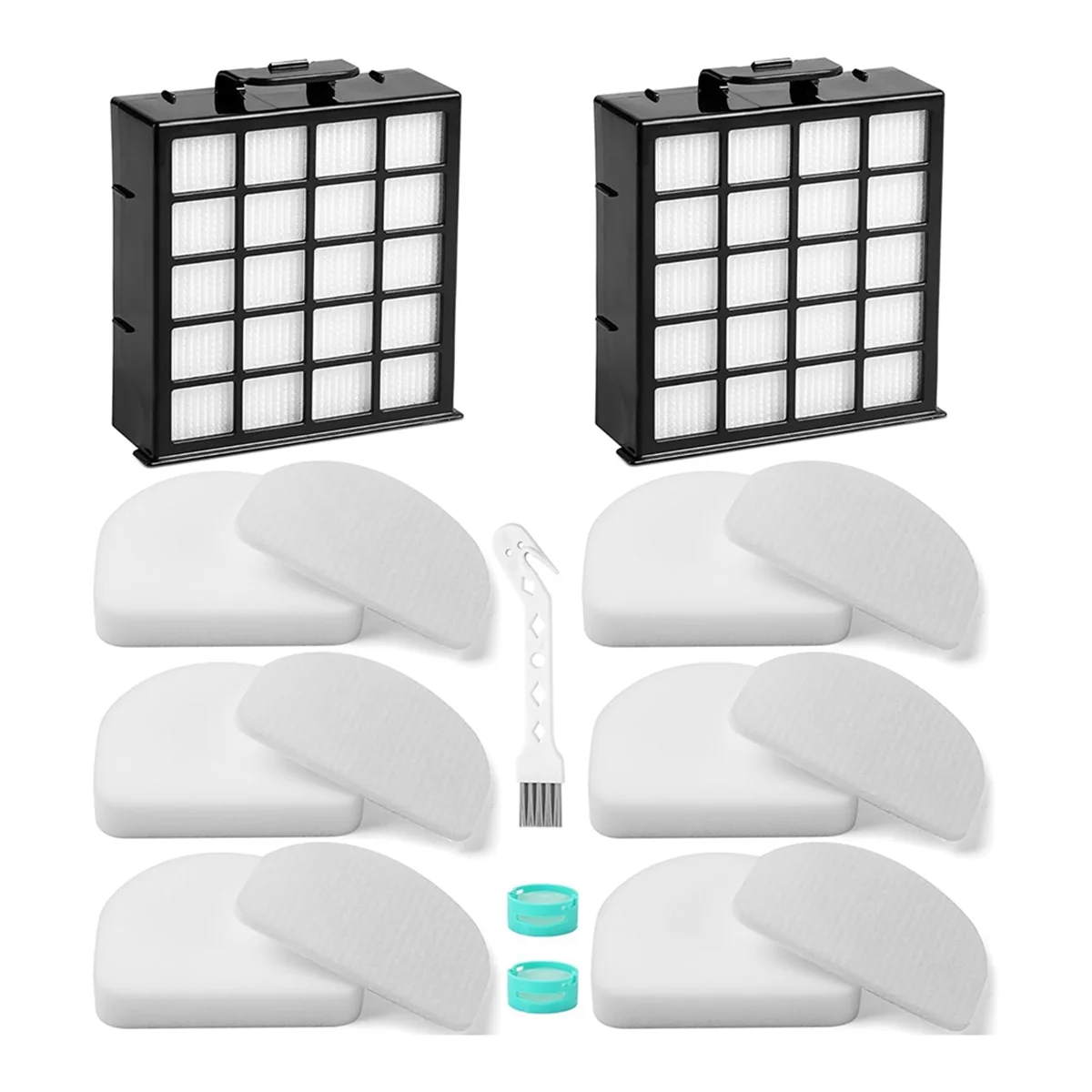 Novo filtro hepa az4002 az4000 az4002w para powerdect vertical e alimentado, sucção a vácuo resistente