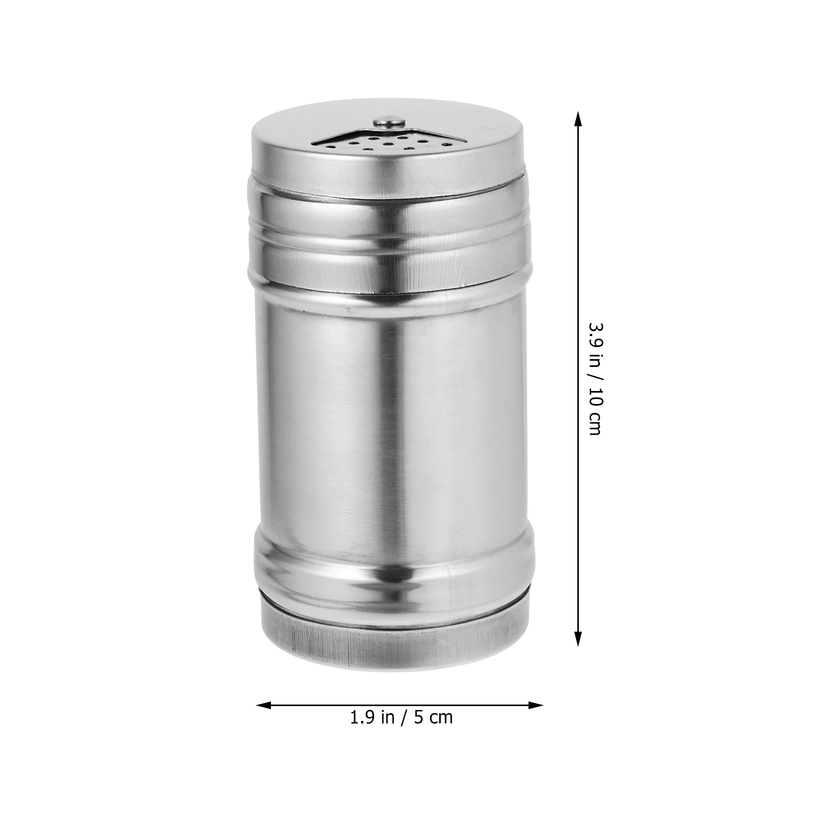 

3 pcs Stainless Seasoning Shaker Sugar Shaker For Kitchen Set Kitchen BBQ Spice Jars Powder Container Metal Storage